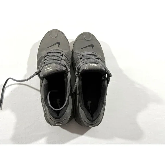 Nike Shox NZ Metal Grey Mens Athletic Sneakers Shoes 378341-059 Gym Run Sz 12 - Picture 9 of 11